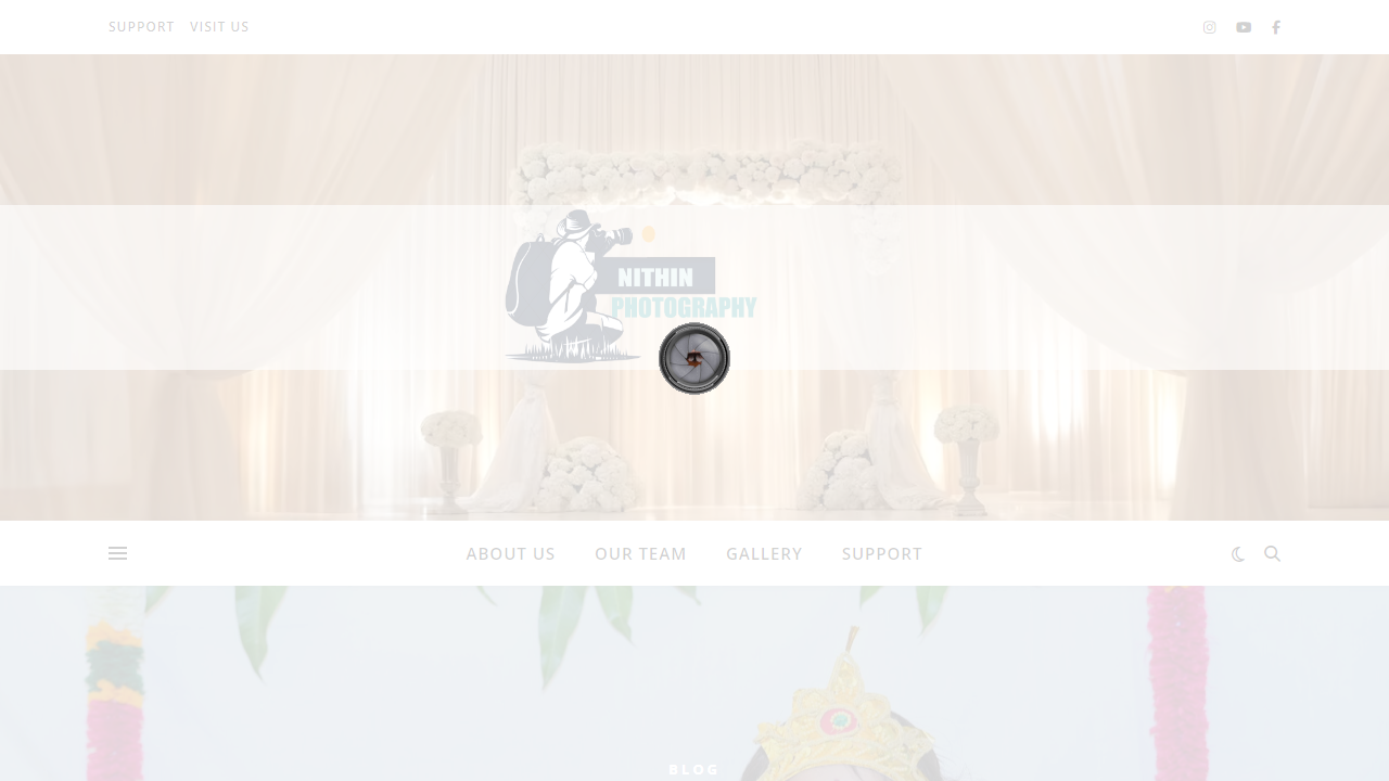 Nithin Photography website